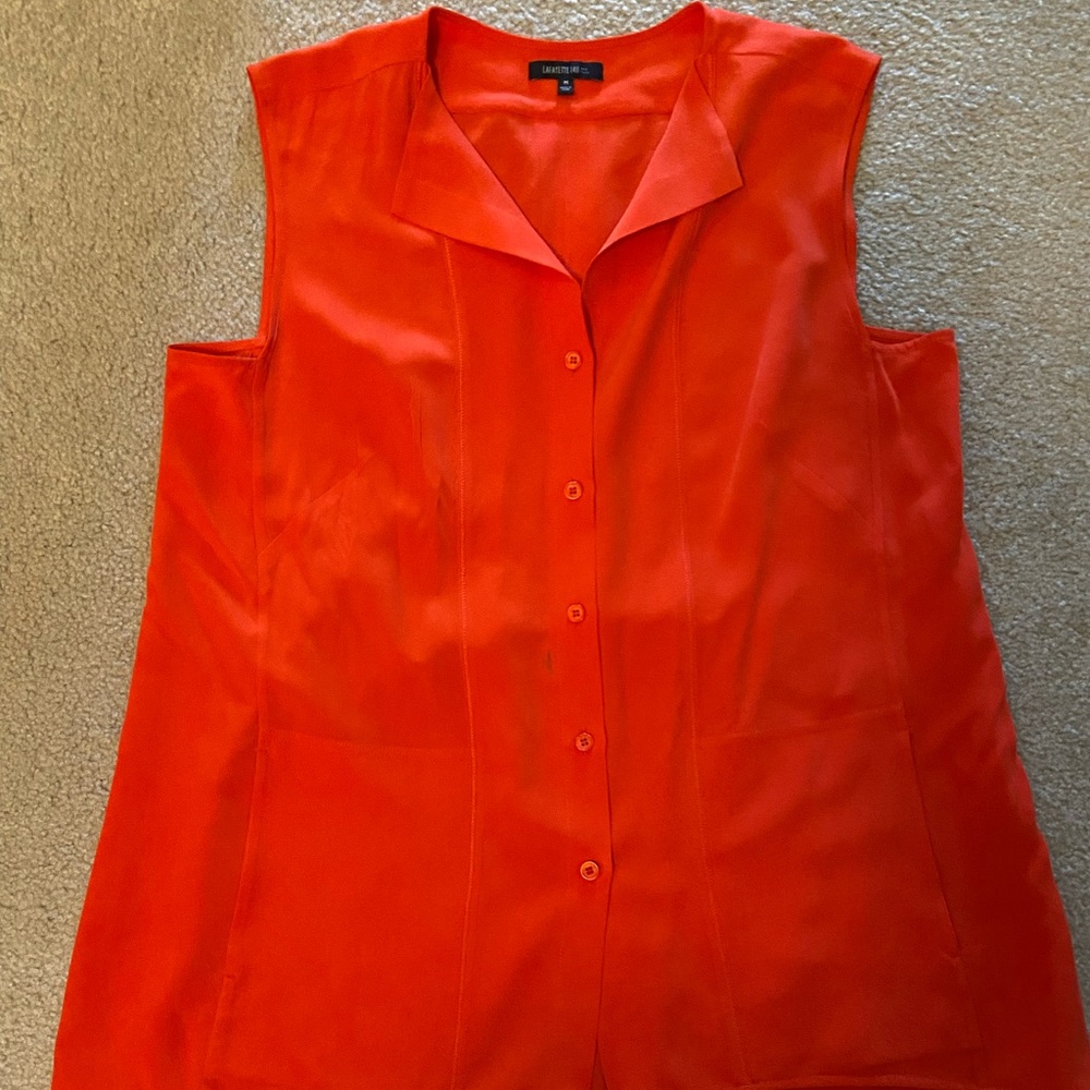 Lafayette 148 Button Up Blouse